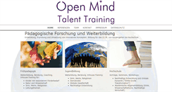 Desktop Screenshot of openmind-training.de