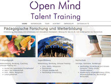 Tablet Screenshot of openmind-training.de